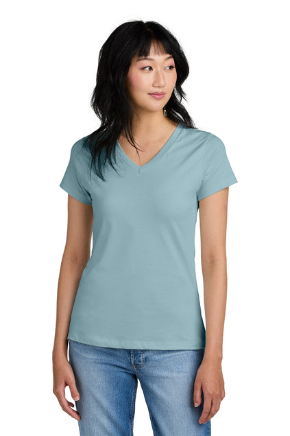 BE KIND on Ring Spun District Tee, Ladies V-neck