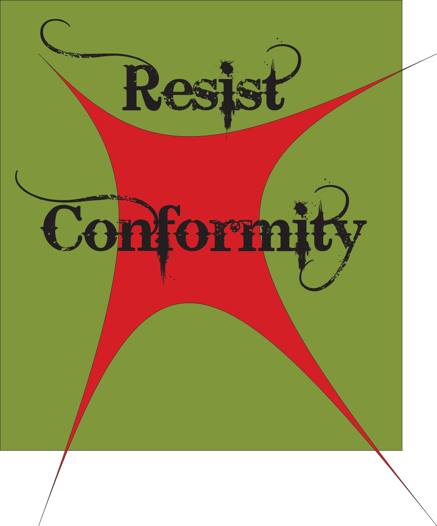 Resist Conformity Graphic Tee